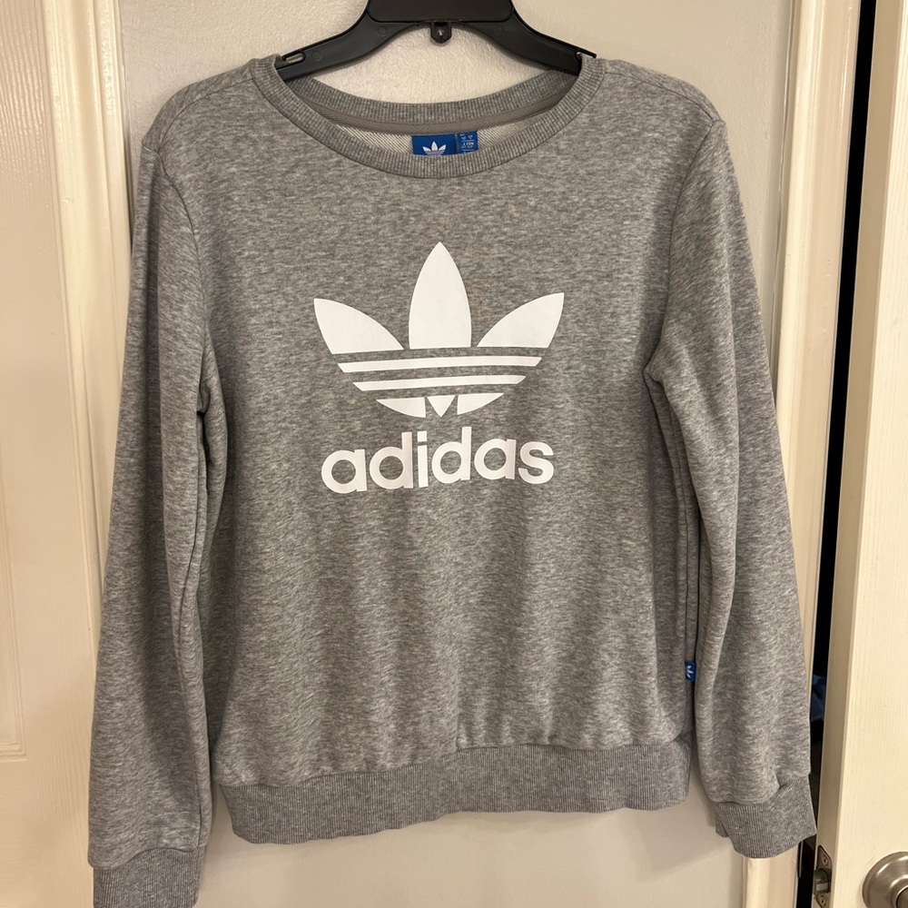 Adidas crew neck pull over